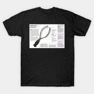 Informational Obstetric Forceps Poster T-Shirt